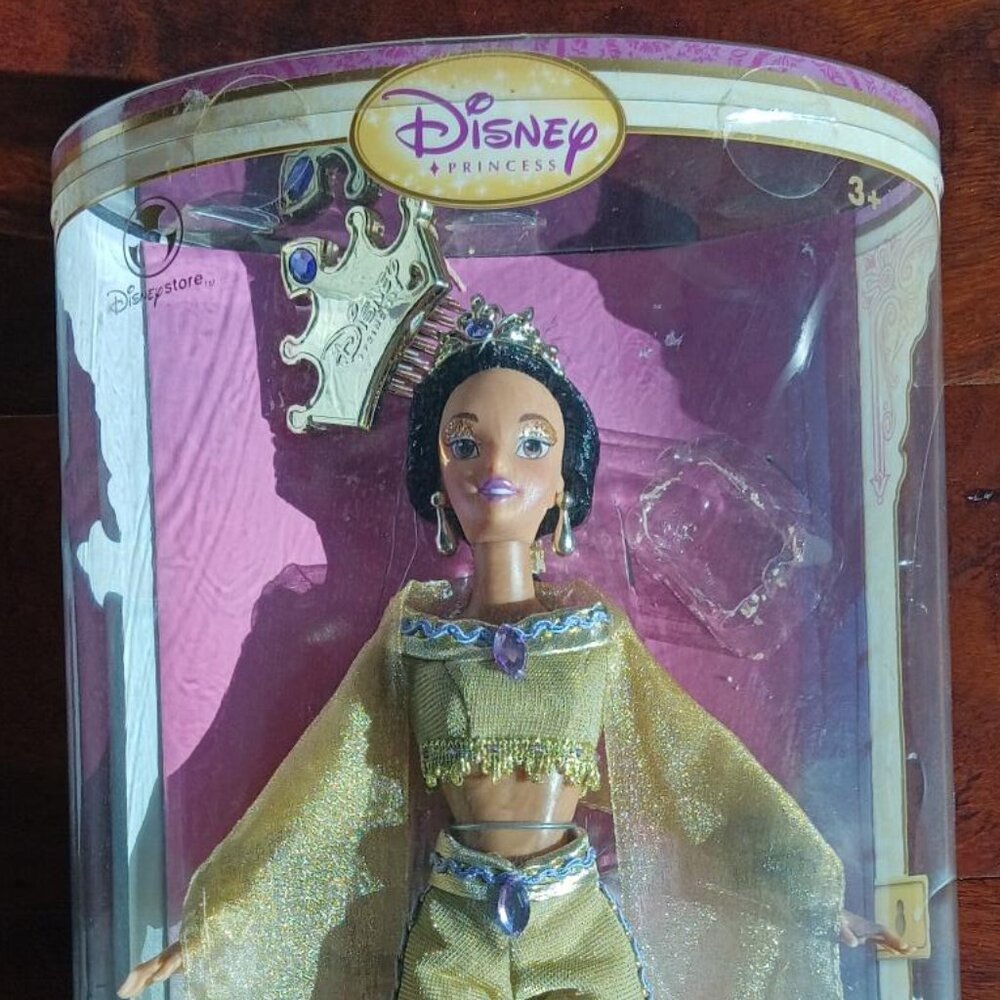 DISNEY Golden Rays Doll Jasmine Rare Vintage Boxed Never Opened